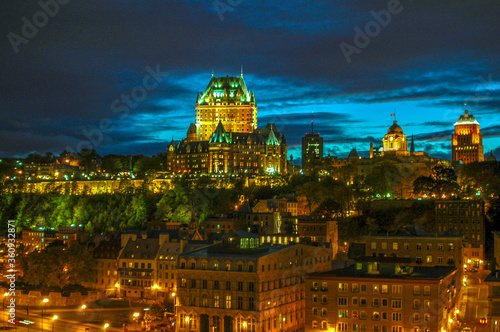 Quebec at night