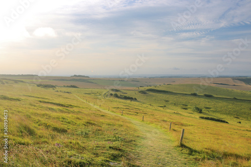 rural landscape in north of france