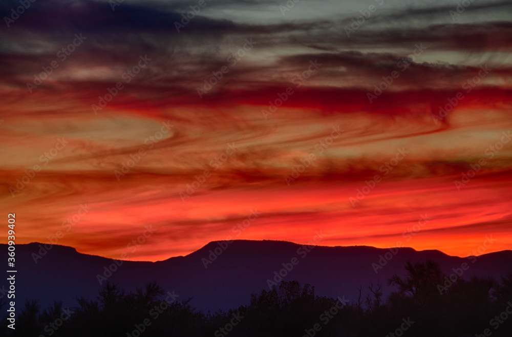 Amazing Colorful Arizona Sunset