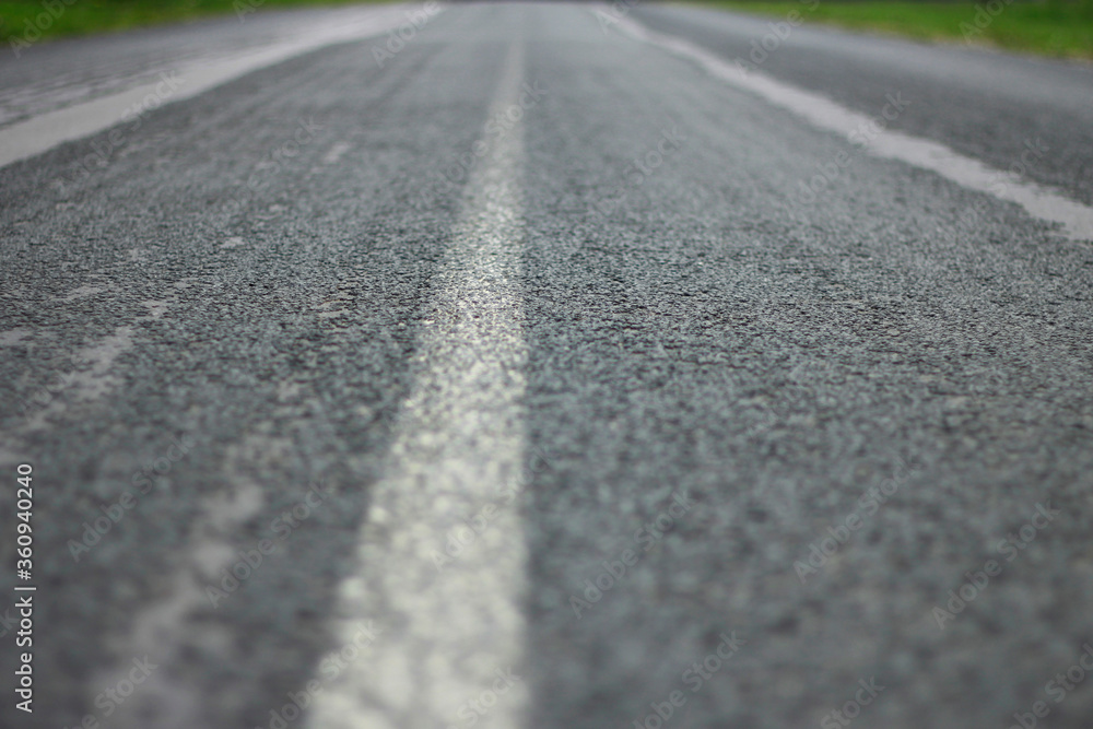 asphalt road with lines asphalt road with lines