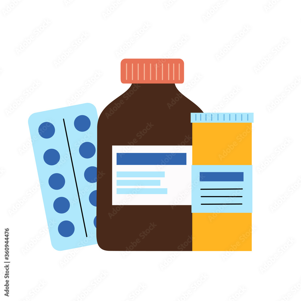 Medical objects concept Medical objects concept