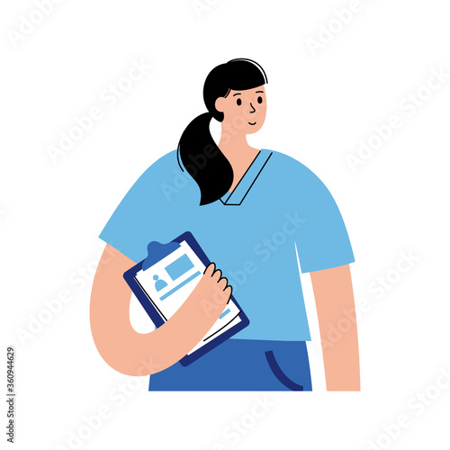 Clinic and doctor concept