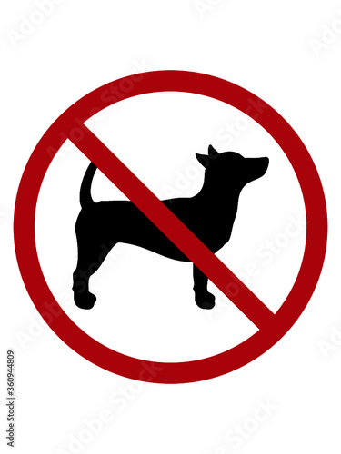 Kein Hund Verboten Schild cool flecken platz 