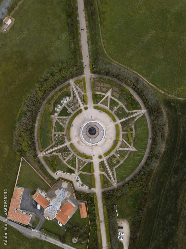 Phare de chassiron vu de drone Phare de chassiron vu de drone