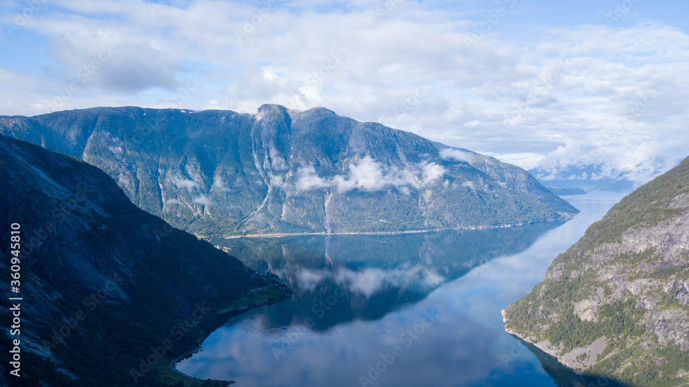 Fjords Norvège par drone