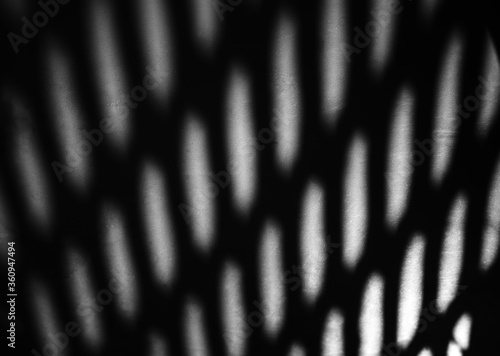 Cuadro en lienzo Abstract light leaks coming from perforated object