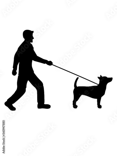 Gassi gehen Hund Clipart Vierbeiner
