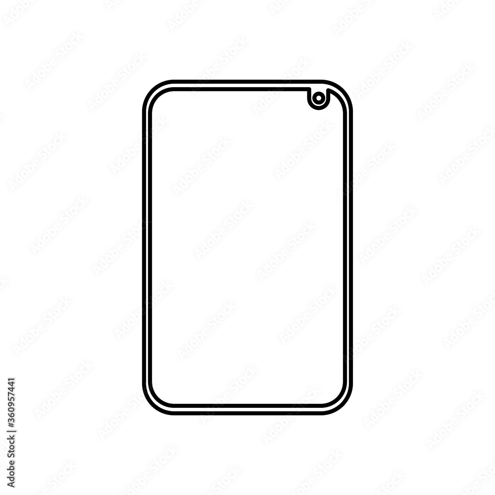 Vector illustration of smartphones. vector icon of smartphones Vector illustration of smartphones. vector icon of smartphones
