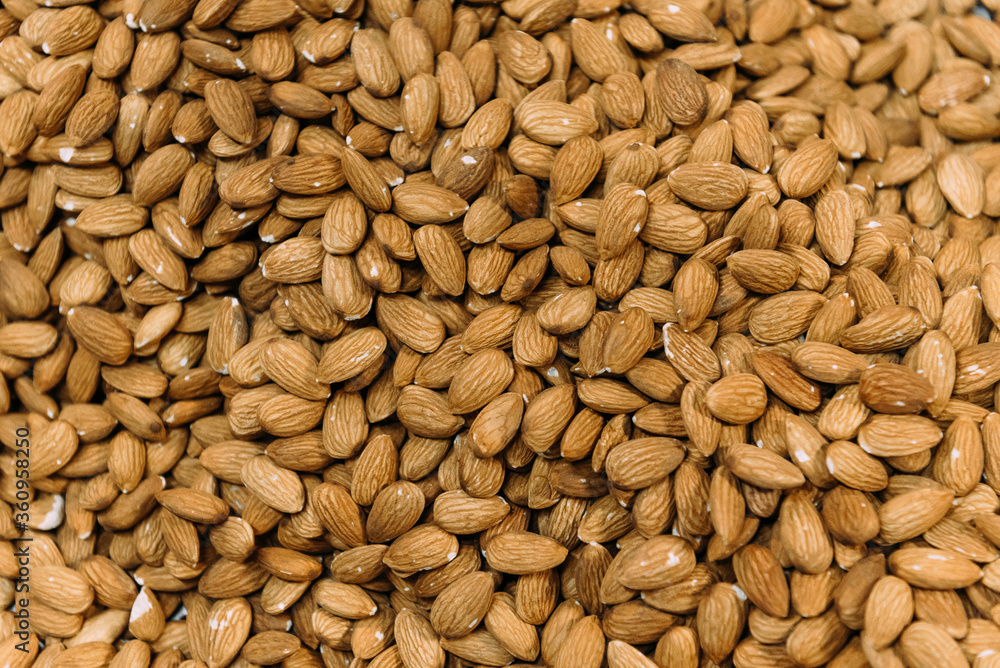 Apricot Kernels for use background or as texture Apricot Kernels for use background or as texture