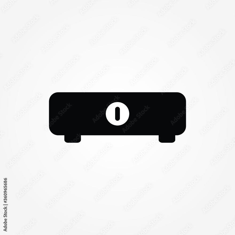 Naklejka premium gas stove icon. Premium quality graphic design icon.