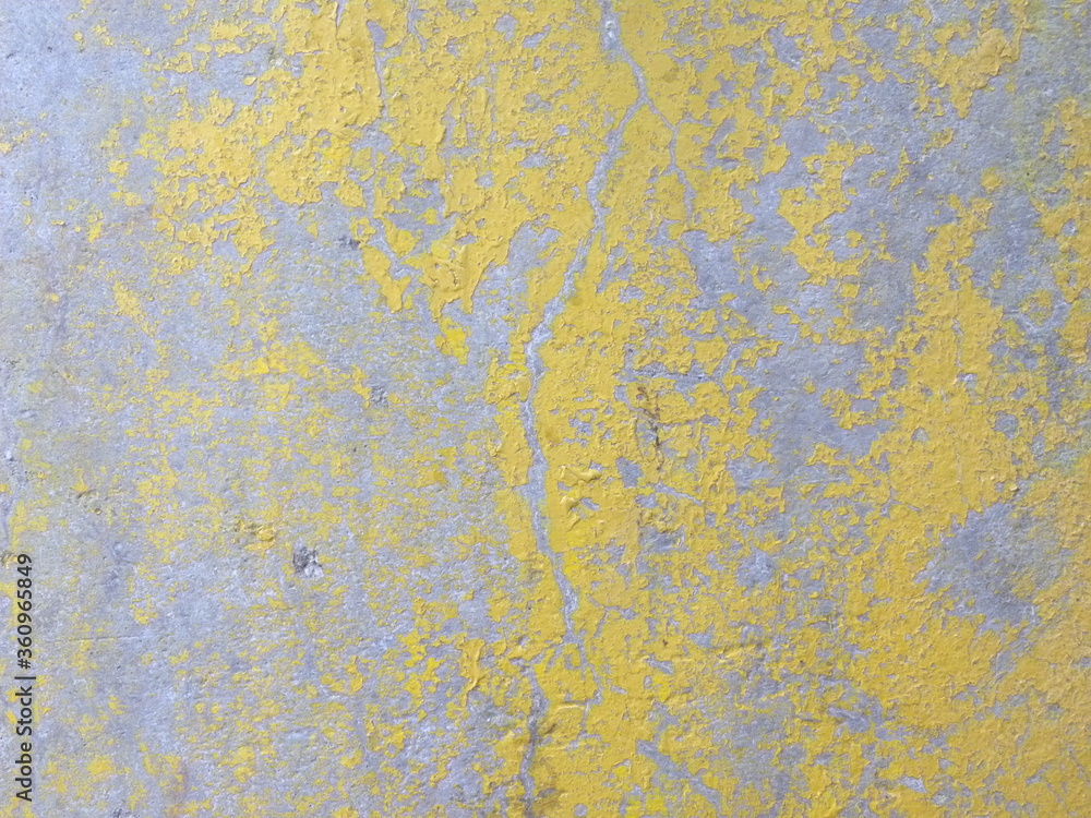 Yellow and gray weathered concrete textured background Yellow and gray weathered concrete textured background
