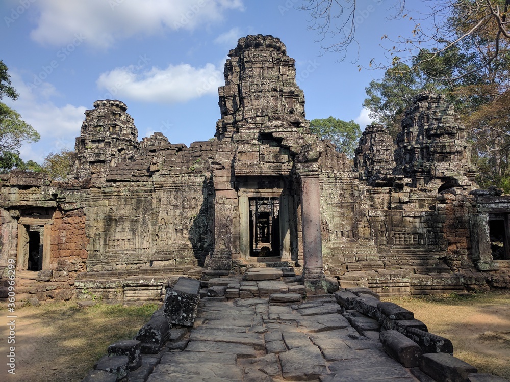 Fototapeta premium Angkor Temples in Cambodia - February 2017
