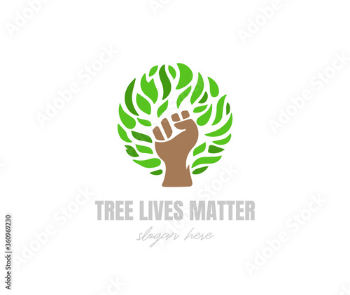 Tree Lives Matter logo design