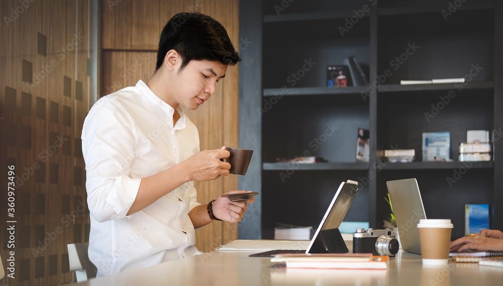 Business working in office with documents and laptop people Consulting and business planning. Business working in office with documents and laptop people Consulting and business planning.