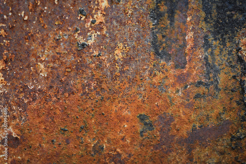 Dirty surface old rust wall - Grunge brushed metal texture abstract industrial background