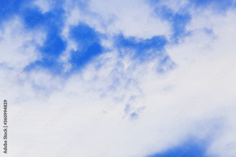 Fototapeta premium Clouds on the evening sky, summer time