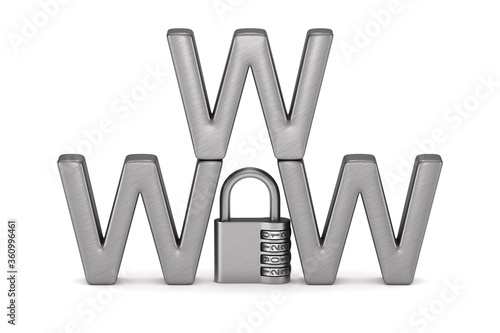 safety internet on white ba...