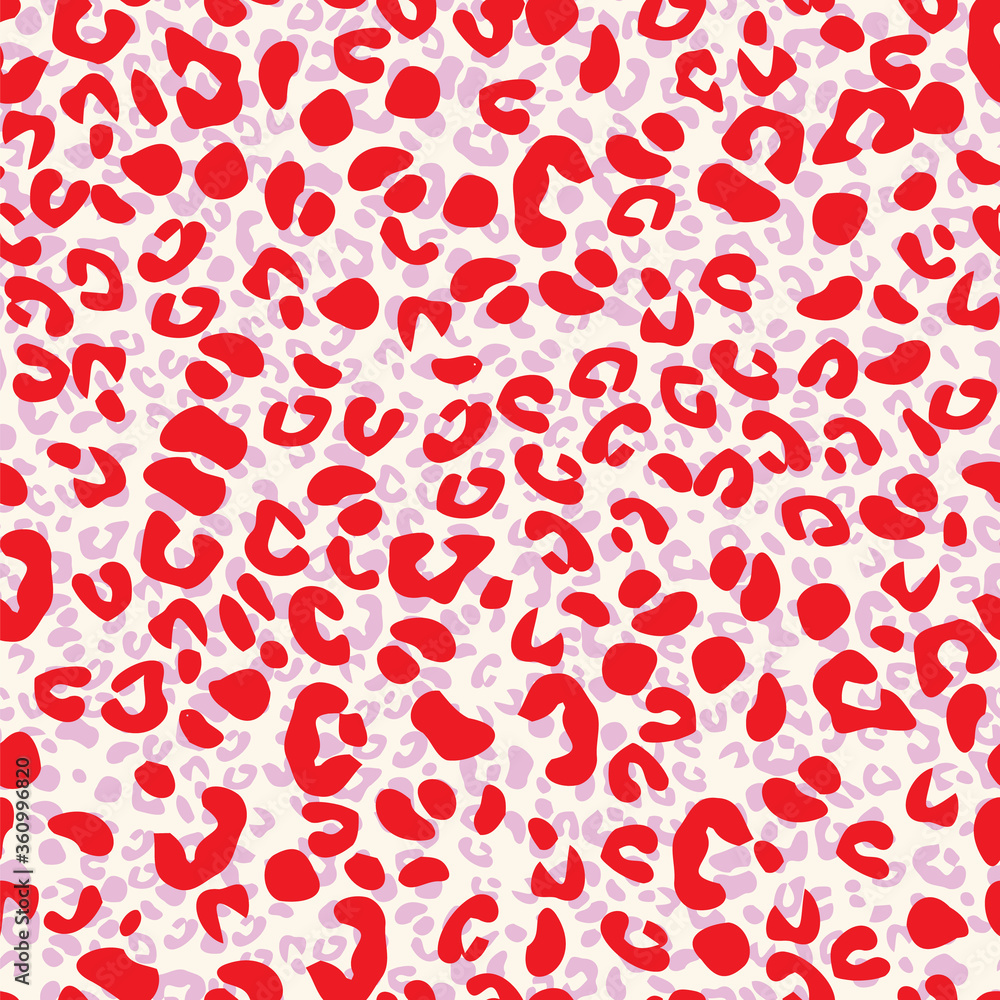 leopard animal abstract geometric bright red pink white print pattern design leopard animal abstract geometric bright red pink white print pattern design