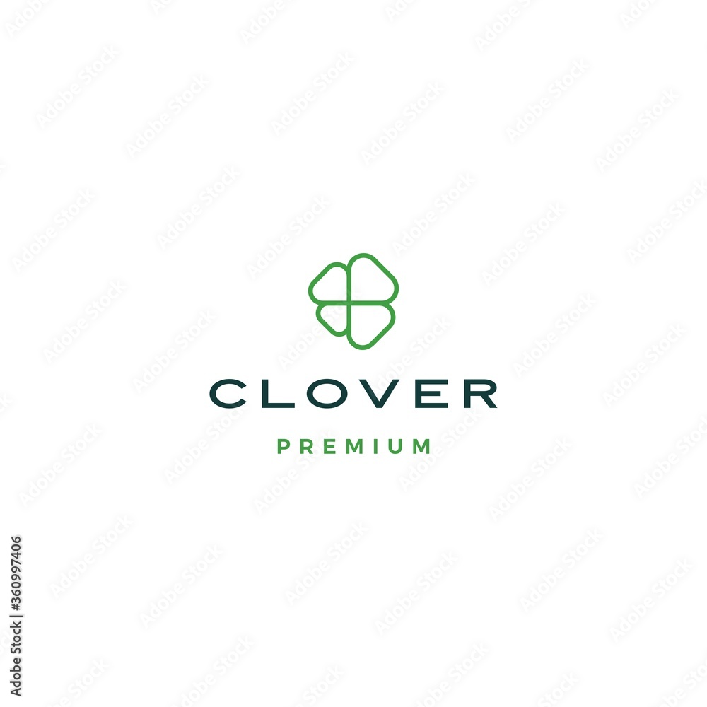 clover leaf logo vector icon illustration clover leaf logo vector icon illustration