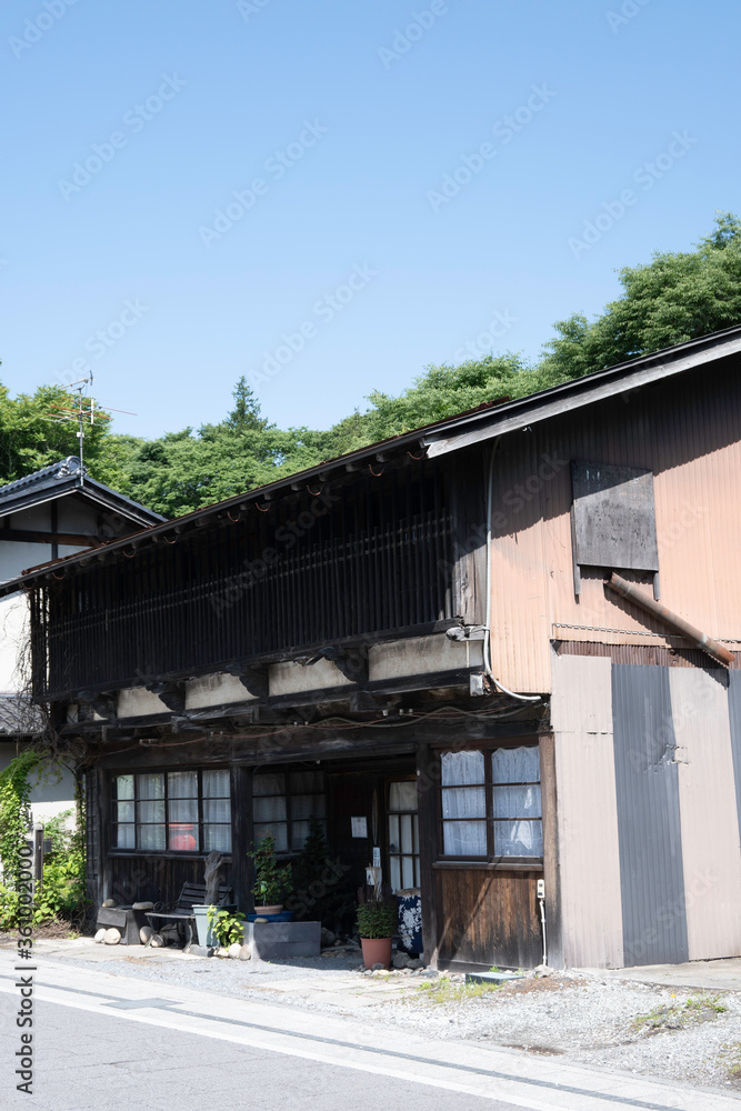 Townscape of Oiwake Station on Nakasendo Road in Karuizawa Town, Nagano Prefecture Townscape of Oiwake Station on Nakasendo Road in Karuizawa Town, Nagano Prefecture