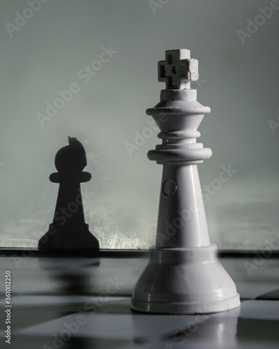 an illustration of courage with chess 