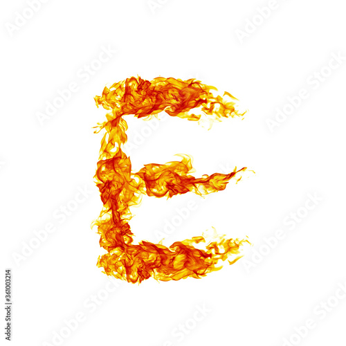 Fire letter E.