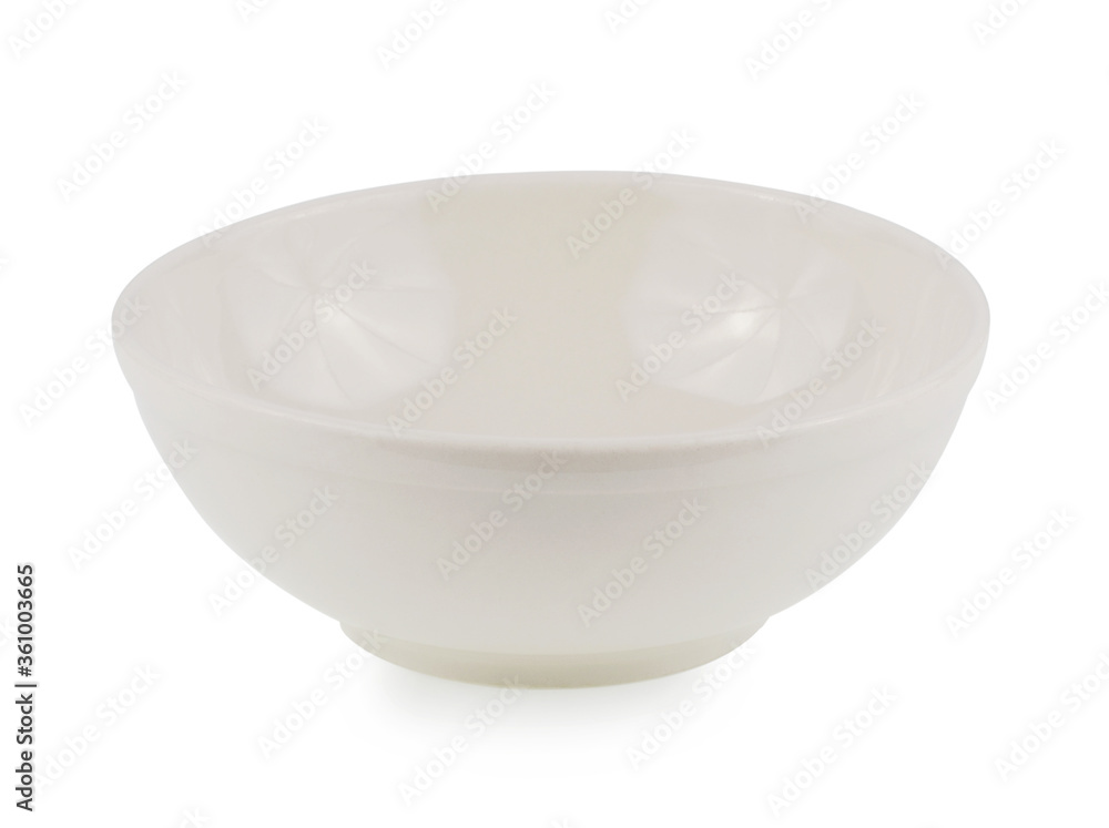paper bowl isolated on white background. paper bowl isolated on white background.