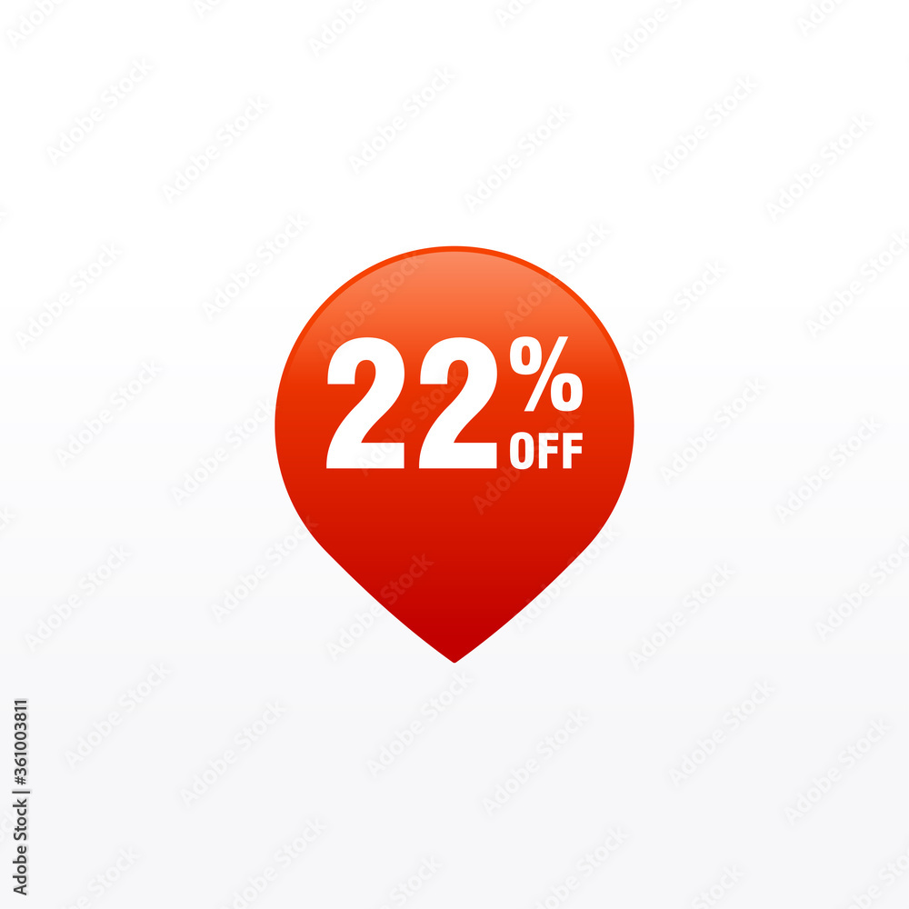 22 discount, Sales Vector badges for Labels, , Stickers, Banners, Tags, Web Stickers, New offer. Discount origami sign banner 22 discount, Sales Vector badges for Labels, , Stickers, Banners, Tags, Web Stickers, New offer. Discount origami sign banner