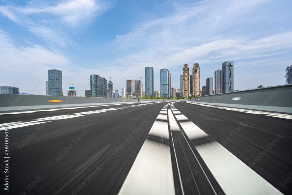 Fototapeta premium road to the city