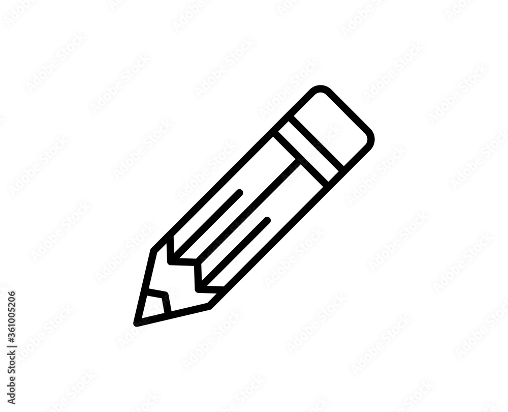 Pencil line icon Pencil line icon