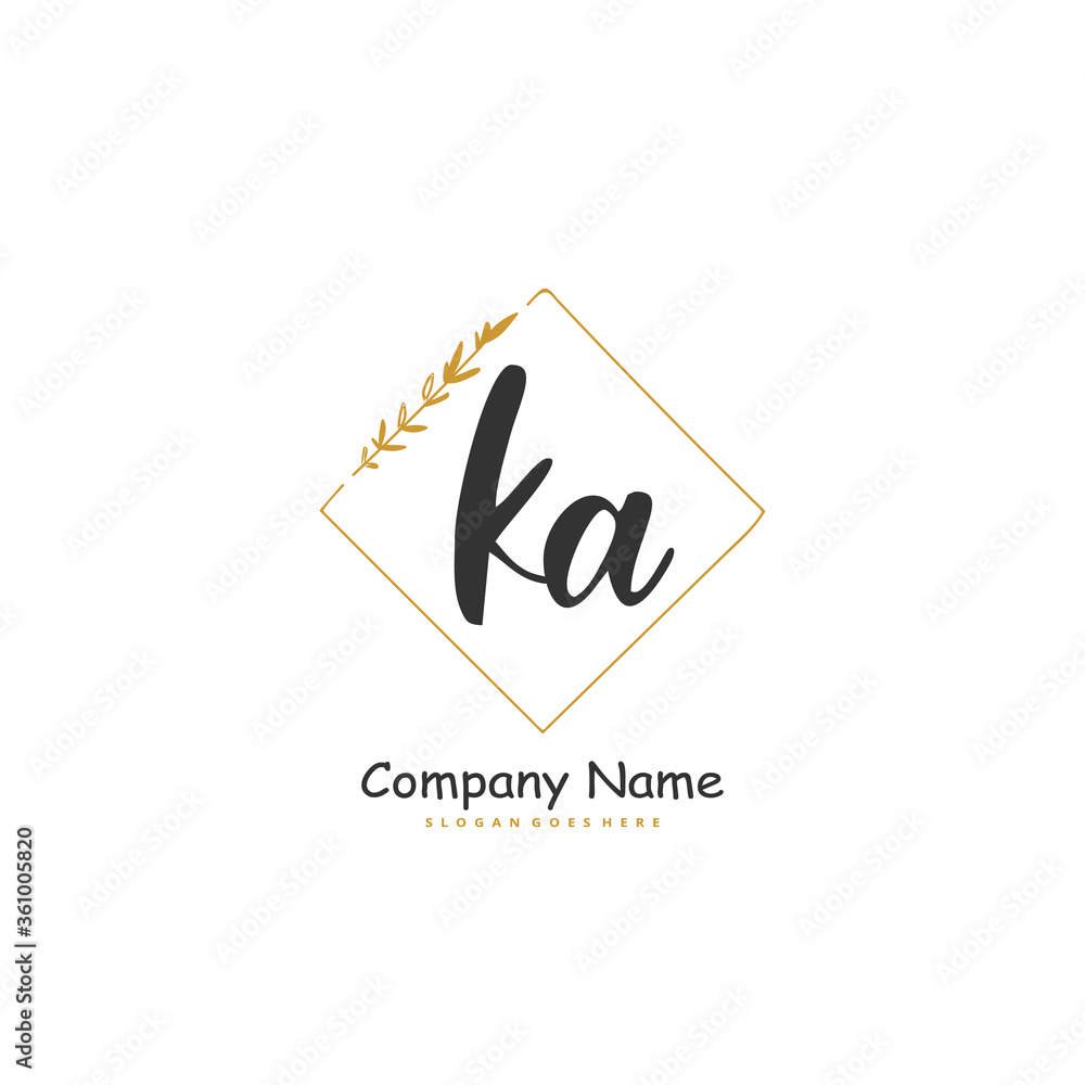 K A KA Initial handwriting and signature logo design with circle. Beautiful design handwritten logo for fashion, team, wedding, luxury logo. K A KA Initial handwriting and signature logo design with circle. Beautiful design handwritten logo for fashion, team, wedding, luxury logo.