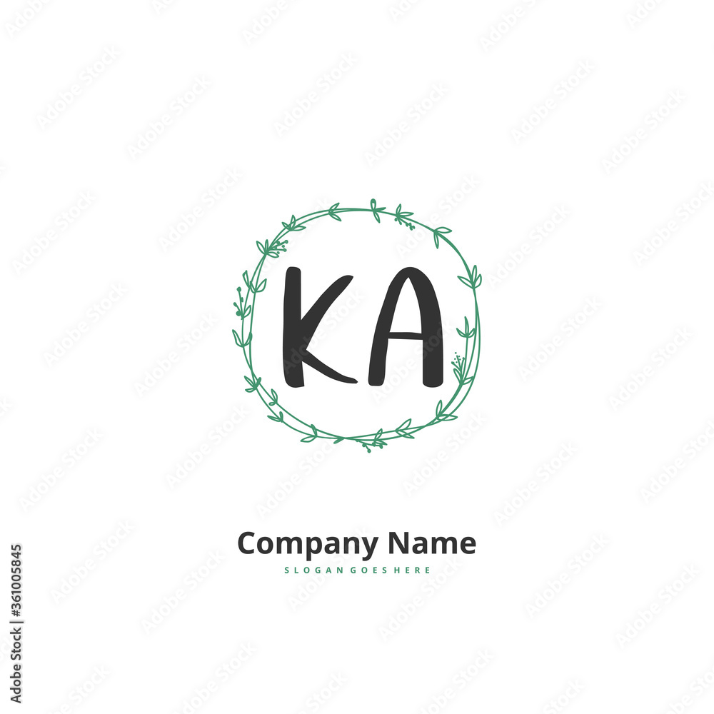 K A KA Initial handwriting and signature logo design with circle. Beautiful design handwritten logo for fashion, team, wedding, luxury logo. K A KA Initial handwriting and signature logo design with circle. Beautiful design handwritten logo for fashion, team, wedding, luxury logo.