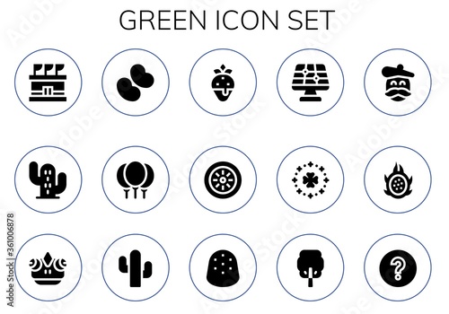 green icon set
