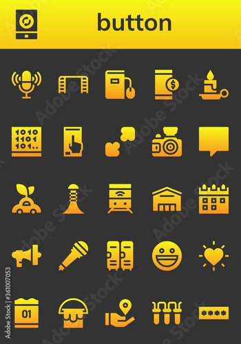 button icon set