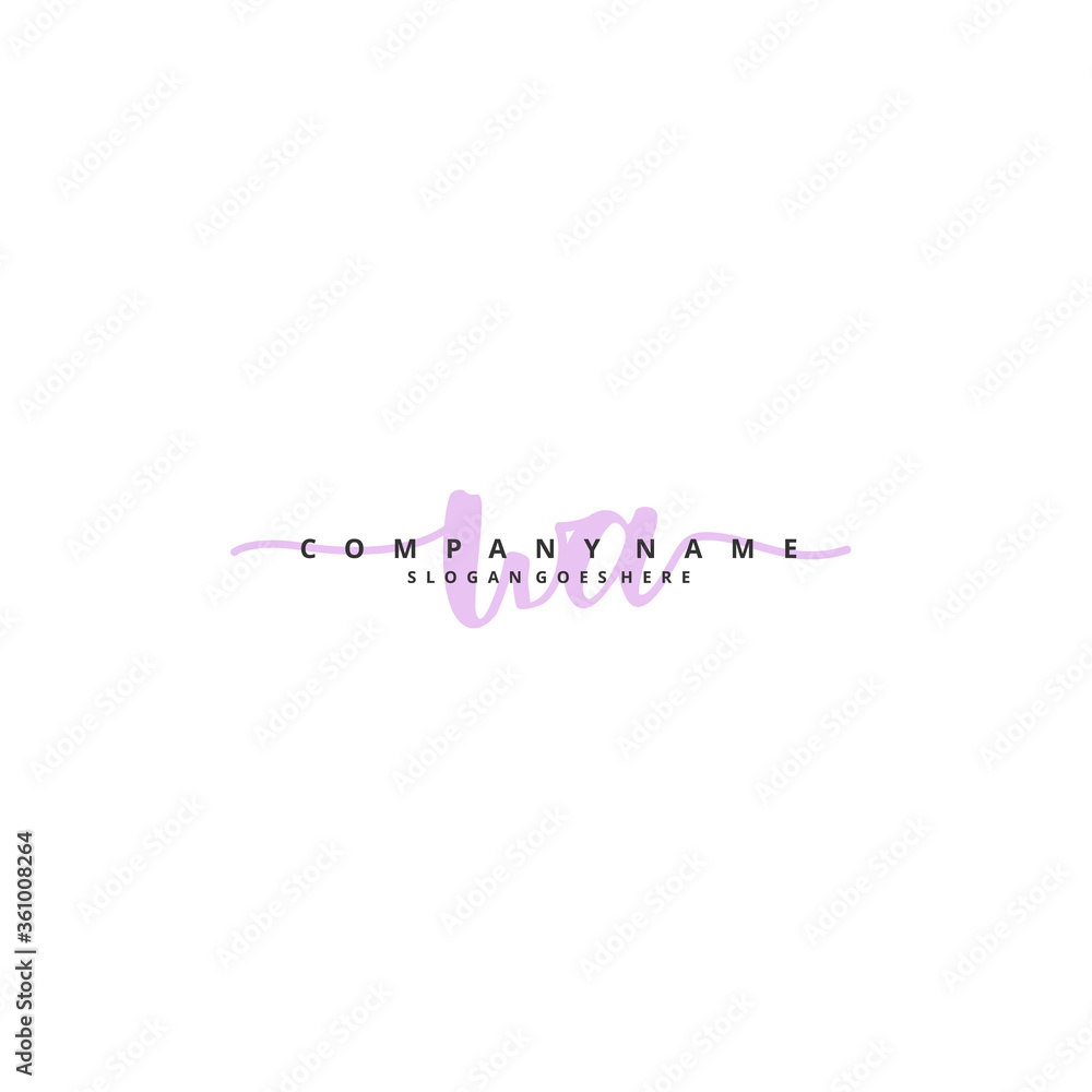 W A WA Initial handwriting and signature logo design with circle. Beautiful design handwritten logo for fashion, team, wedding, luxury logo. W A WA Initial handwriting and signature logo design with circle. Beautiful design handwritten logo for fashion, team, wedding, luxury logo.