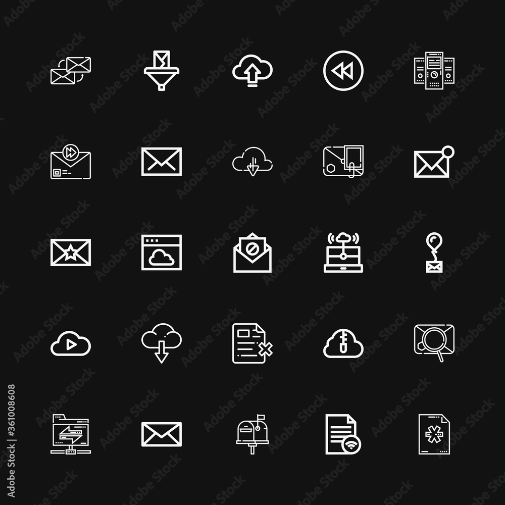 Editable 25 download icons for web and mobile Editable 25 download icons for web and mobile