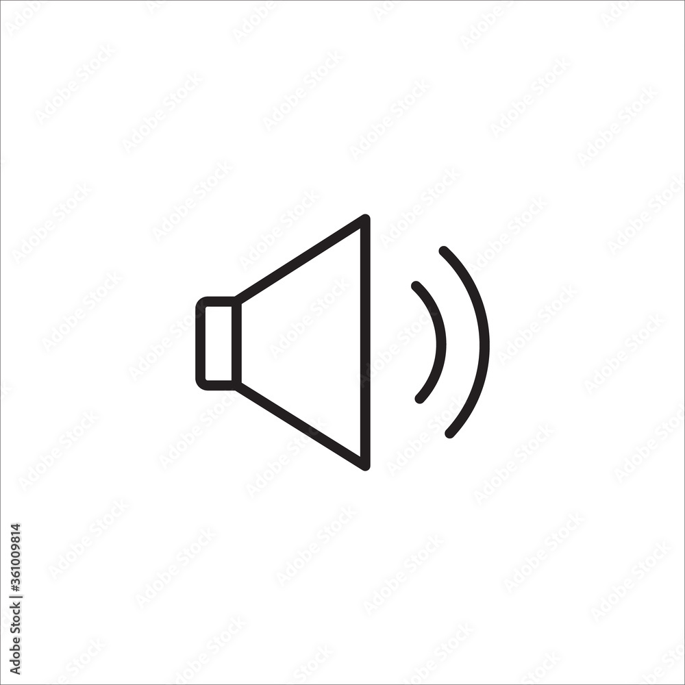 Speaker line icon Speaker line icon