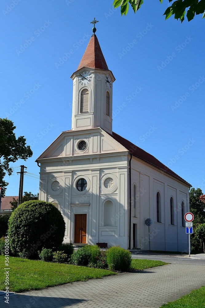 Church of St. Theresa in Lesna, South Moravia, Czech Republic