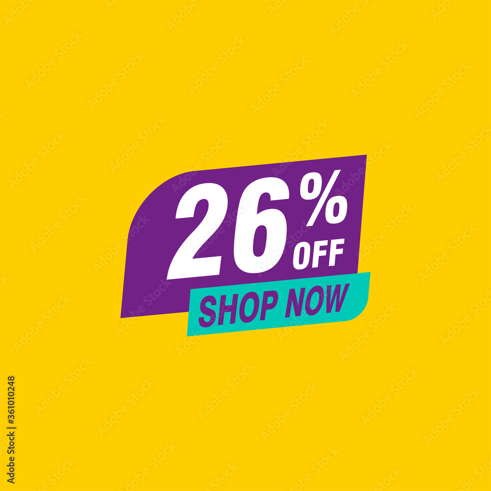 26 discount, Sales Vector badges for Labels, , Stickers, Banners, Tags, Web Stickers, New offer. Discount origami sign banner 26 discount, Sales Vector badges for Labels, , Stickers, Banners, Tags, Web Stickers, New offer. Discount origami sign banner