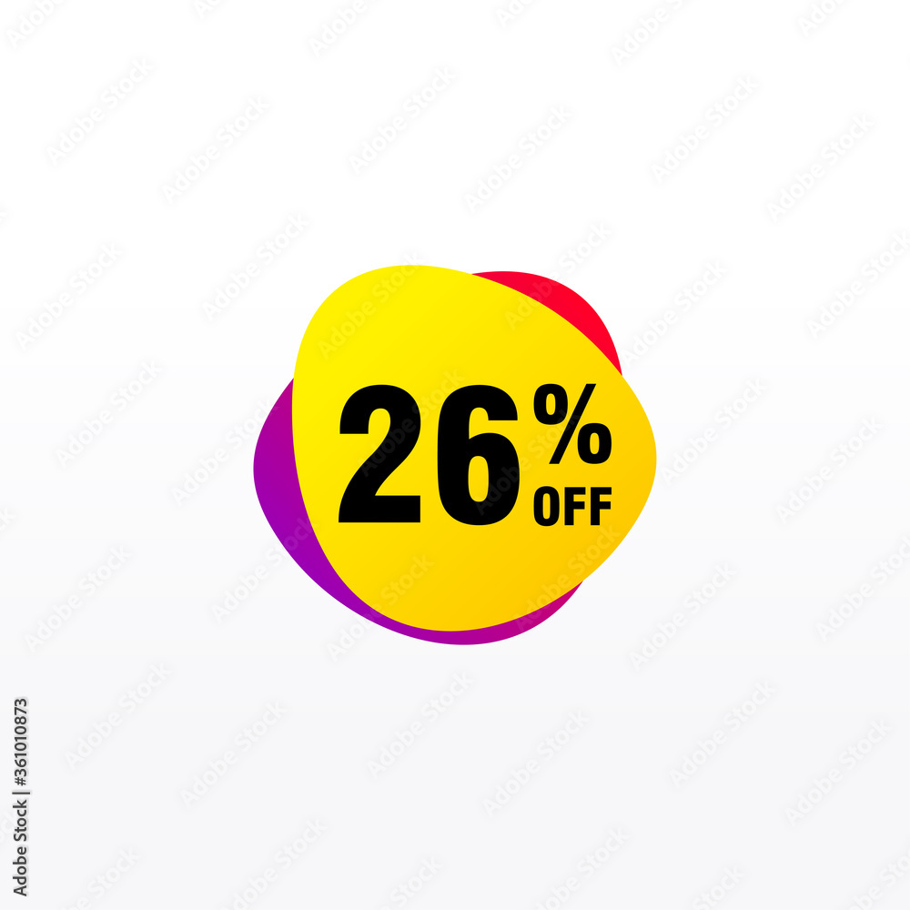 26 discount, Sales Vector badges for Labels, , Stickers, Banners, Tags, Web Stickers, New offer. Discount origami sign banner 26 discount, Sales Vector badges for Labels, , Stickers, Banners, Tags, Web Stickers, New offer. Discount origami sign banner