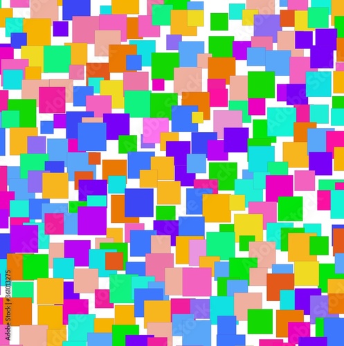  colorful background with squares