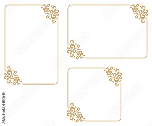 Decorative frame.A frame that gave a change in size to the same design.Good frame for a4 size paper.Certificate frame.