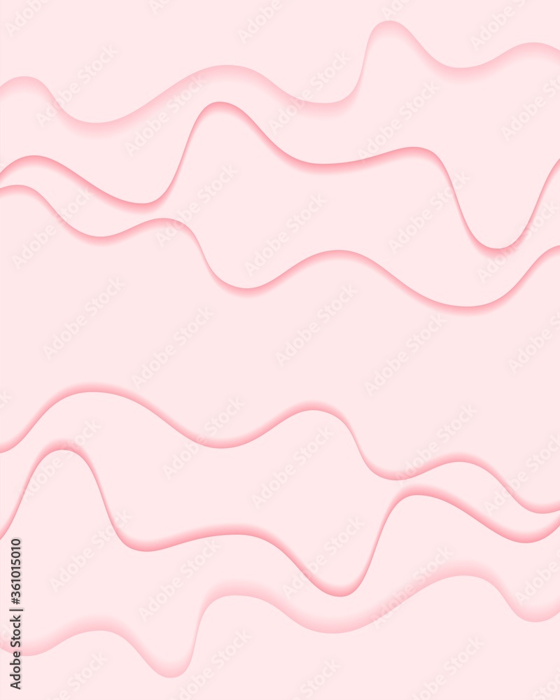 abstract paper cut background with valentine day concept