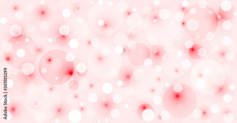 blurred background with valentine day vector design concept