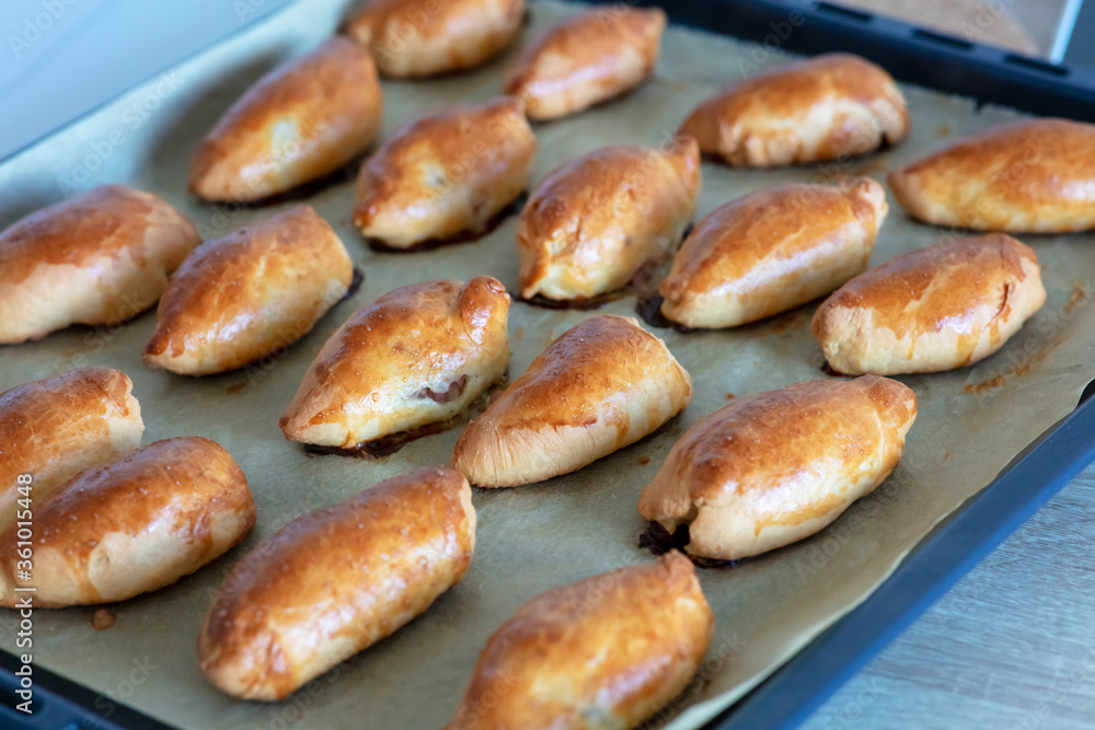 freshly baked meat buns freshly baked meat buns