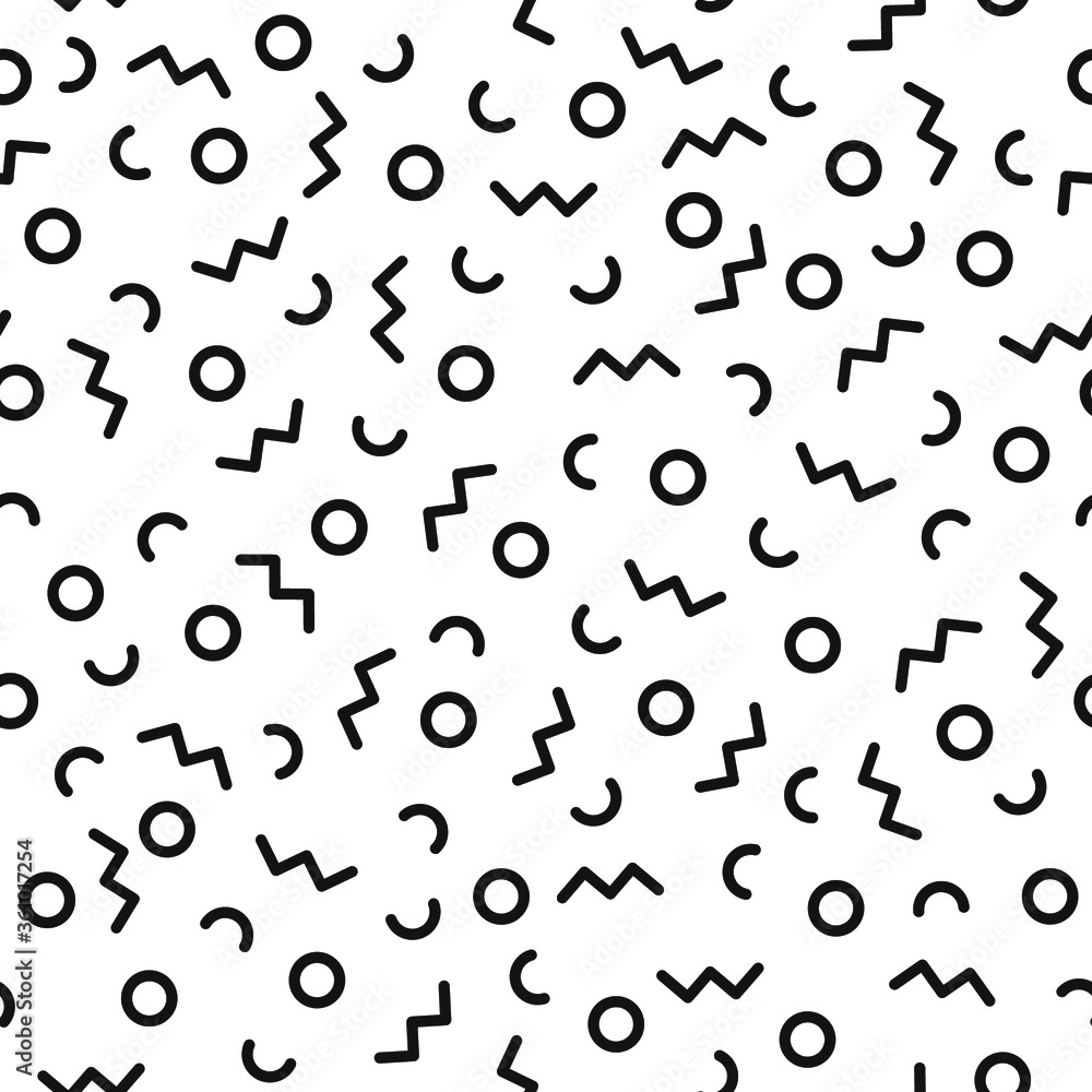 Memphis pattern. Simple modern design. Memphis pattern. Simple modern design.