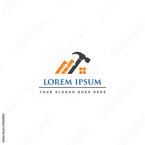 home repair logo , home renovation logo