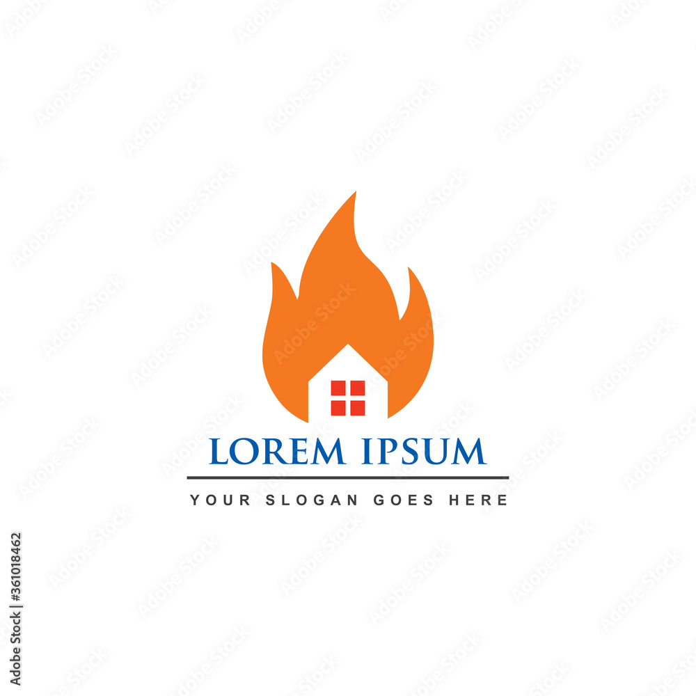 home fire logo , real estate logo home fire logo , real estate logo