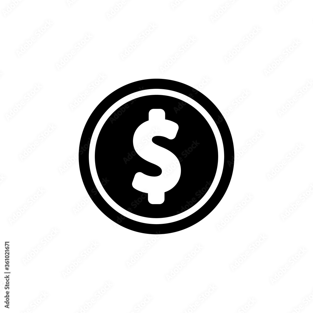 money icon, coin money icon logo illustration design money icon, coin money icon logo illustration design