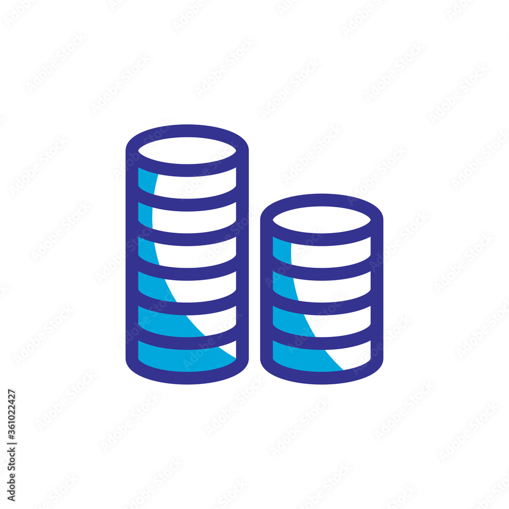 money icon, coin money icon logo illustration design money icon, coin money icon logo illustration design